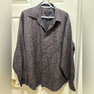 Alfred Sung buttoned men’s shirt - size: XL - good condition